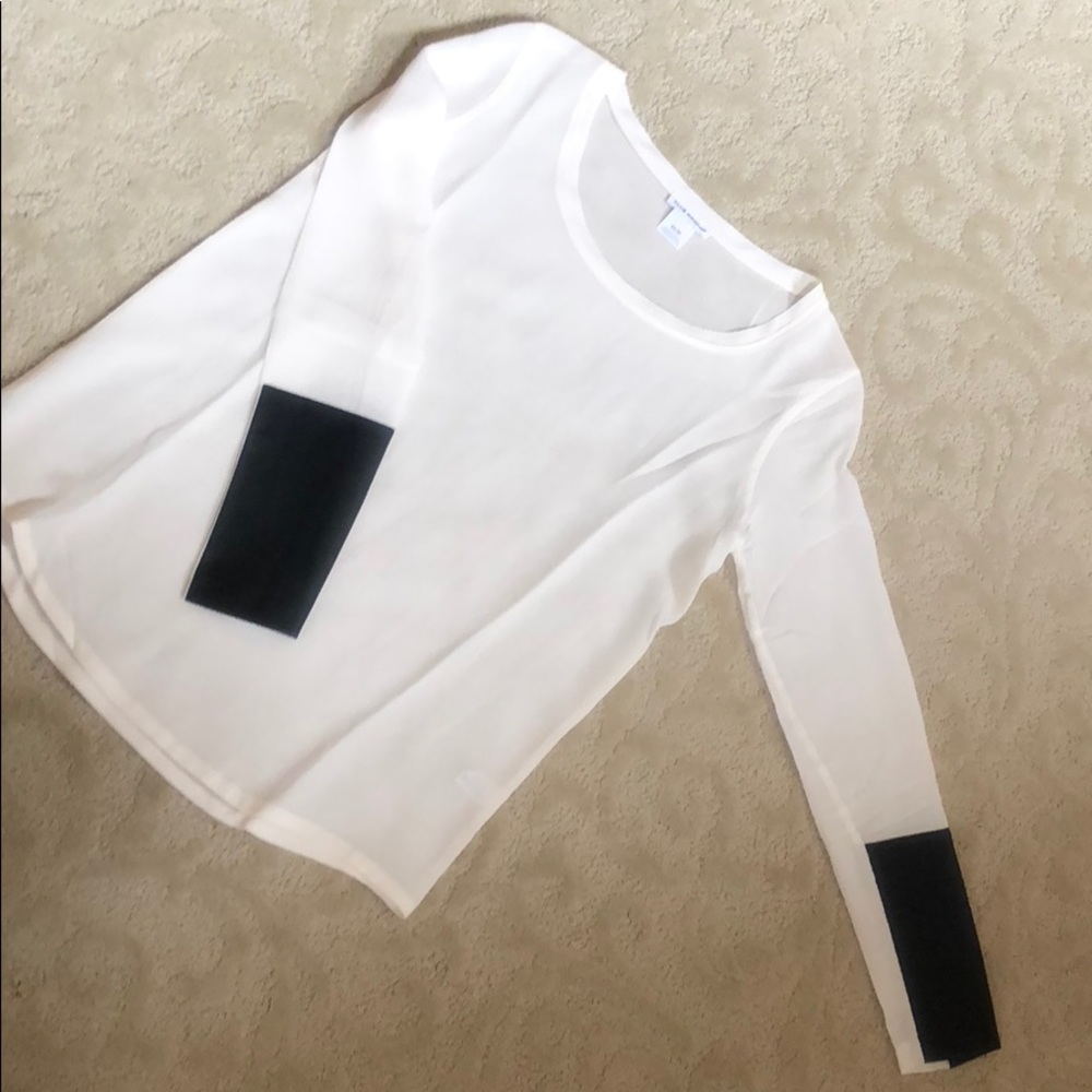 Club Monaco Silk Blouse